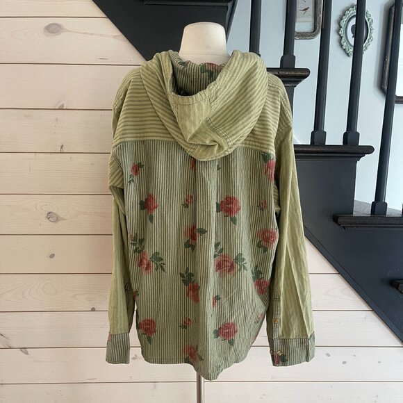 025 We the Free About to Slide Hoodie NWOT in Green Size Large - Picture 6 of 11